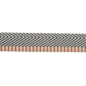 Schumacher Trim Chevron Twill Tape Black 76110