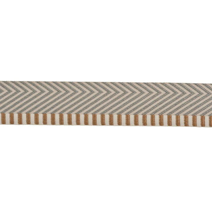 Chevron Twill Tape Natural 76111 by Schumacher Designer Trim Club Cavalier - Swanky Fabrics -