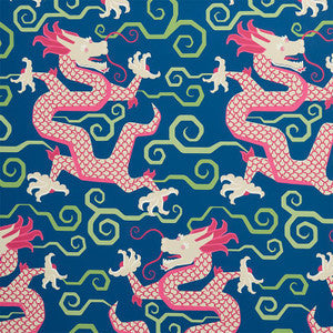 Schumacher Wallpaper Bixi Sapphire 5010731