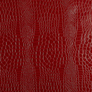 Schumacher Wallpaper Crocodile Crimson 5005831