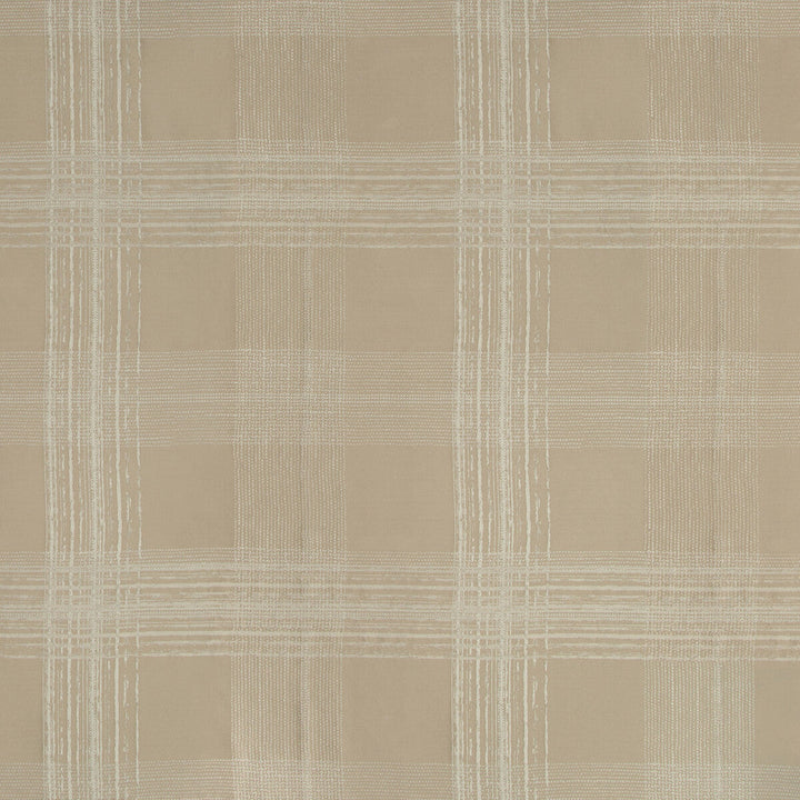 Refined Lines Natural by Kravet Couture Designer Fabric IZU COLLECTION VISCOSE - 47%;COTTON - 22%;LINEN - 19%;SILK - 7%;ACRYLIC - 5% India LIGHT Horizontal: 27.5 and Vertical: 27.5 55 - Swanky Fabrics -