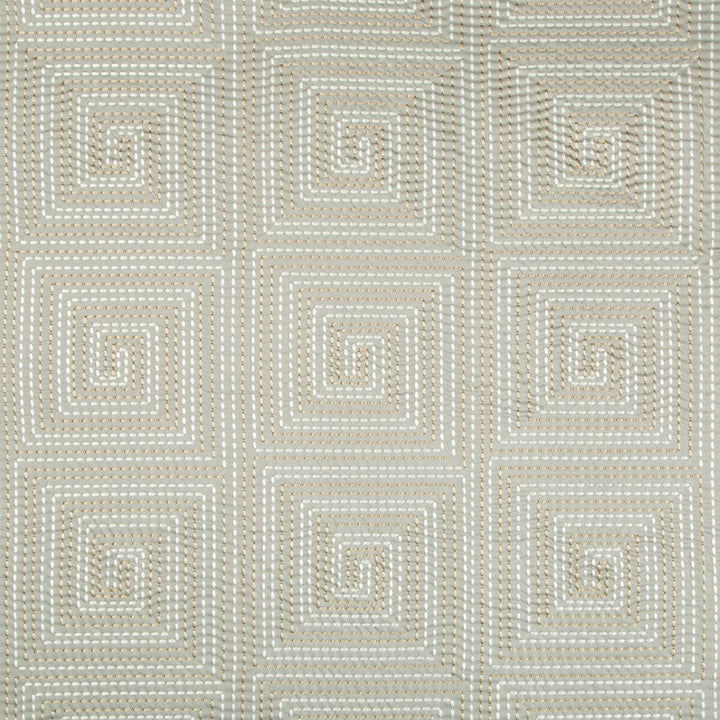 Edge Stitch Platinum by Kravet Couture Designer Fabric MODERN TAILOR COTTON - 65%;RAYON - 35% India HEAVY Horizontal: 17.31 and Vertical: 15.74 52 - Swanky Fabrics -
