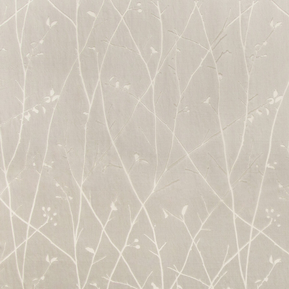 Ramus Silver by Kravet Couture Designer Fabric SUE FIRESTONE MALIBU VISCOSE - 58%;POLYESTER - 30%;LINEN - 12% Italy - Horizontal: 42 and Vertical: 39.5 126 - Swanky Fabrics -