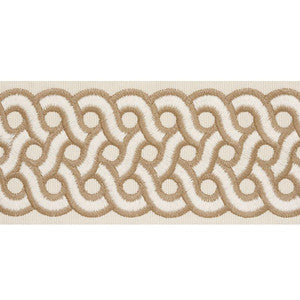 Schumacher Trim Mandeville Tape Dune 77150
