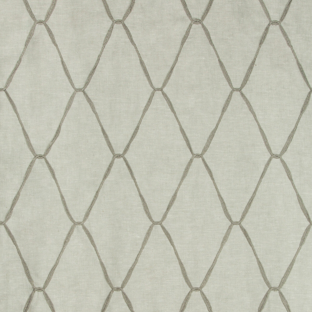 Looped Ribbons Mist by Kravet Couture Designer Fabric SUE FIRESTONE MALIBU LINEN - 100% Turkey Horizontal: 10.5 and Vertical: 6 98 - Swanky Fabrics -