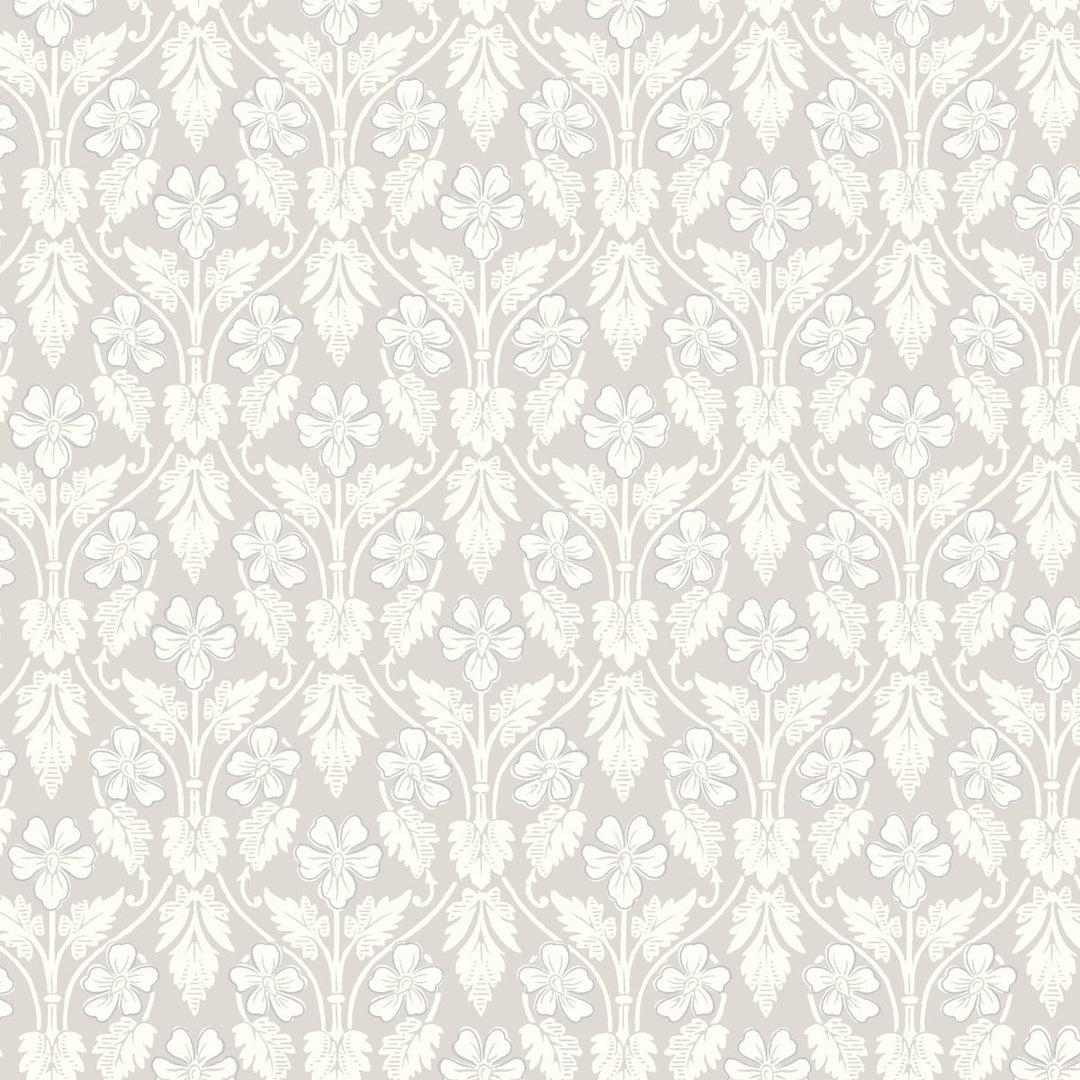 Schumacher Wallcovering Nora - Grey