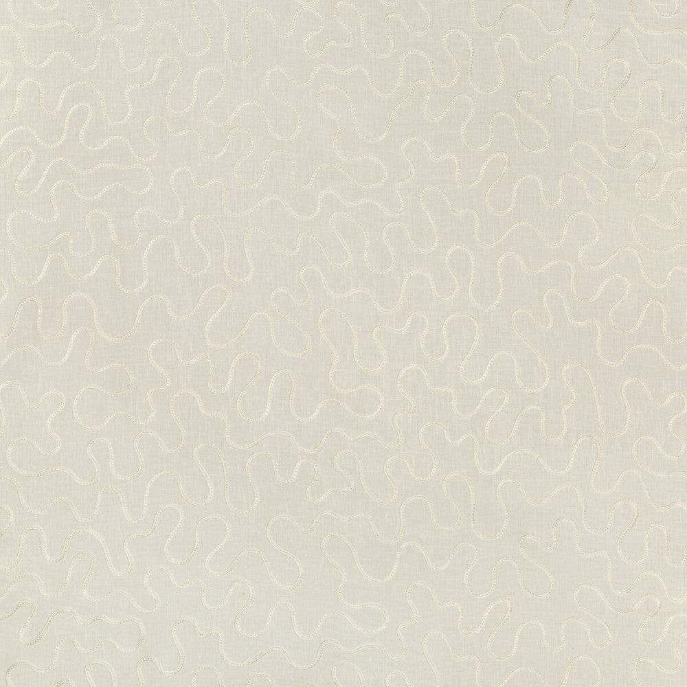 Unraveled Ivory by Kravet Design Designer Fabric KATE SPADE AMUSEMENTS LINEN - 80%;RAYON - 20% India Horizontal: 26 and Vertical: 19 52 - Swanky Fabrics -