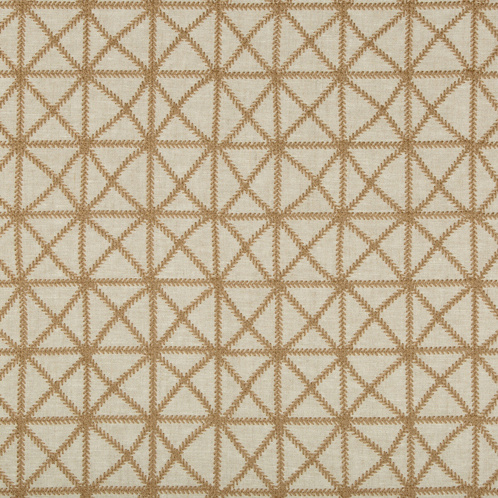 X-Grid Linen by Kravet Design Designer Fabric KATE SPADE AMUSEMENTS LINEN - 90%;SPUN POLYESTER - 10% India Horizontal: 8.5 and Vertical: 11.25 52 - Swanky Fabrics -