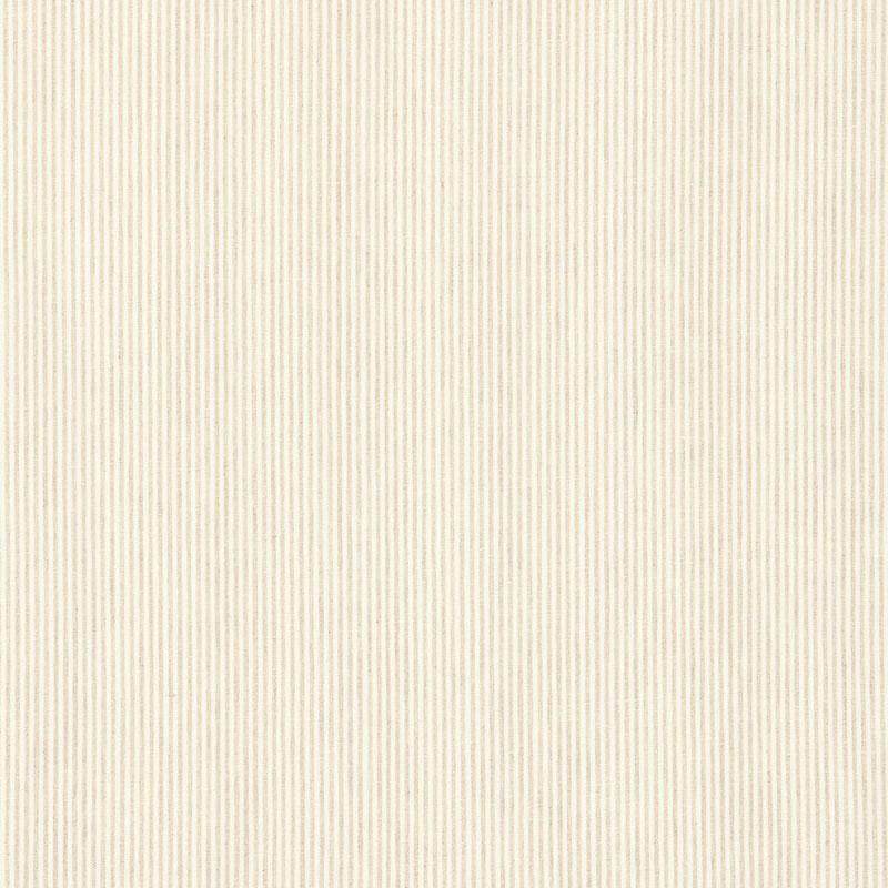 Wesley Ticking Stripe Sand 65982 by Schumacher Designer Fabric Sea Island Stripe - Swanky Fabrics -