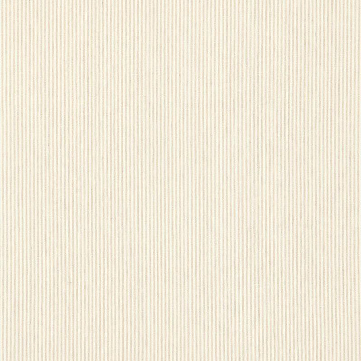 Wesley Ticking Stripe Sand 65982 by Schumacher Designer Fabric Sea Island Stripe - Swanky Fabrics -