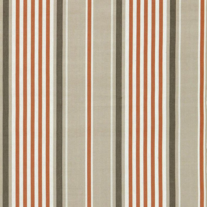 Minzer Cotton Stripe Valencia 66010 by Schumacher Designer Fabric Sea Island Stripes 13.25" - Swanky Fabrics -