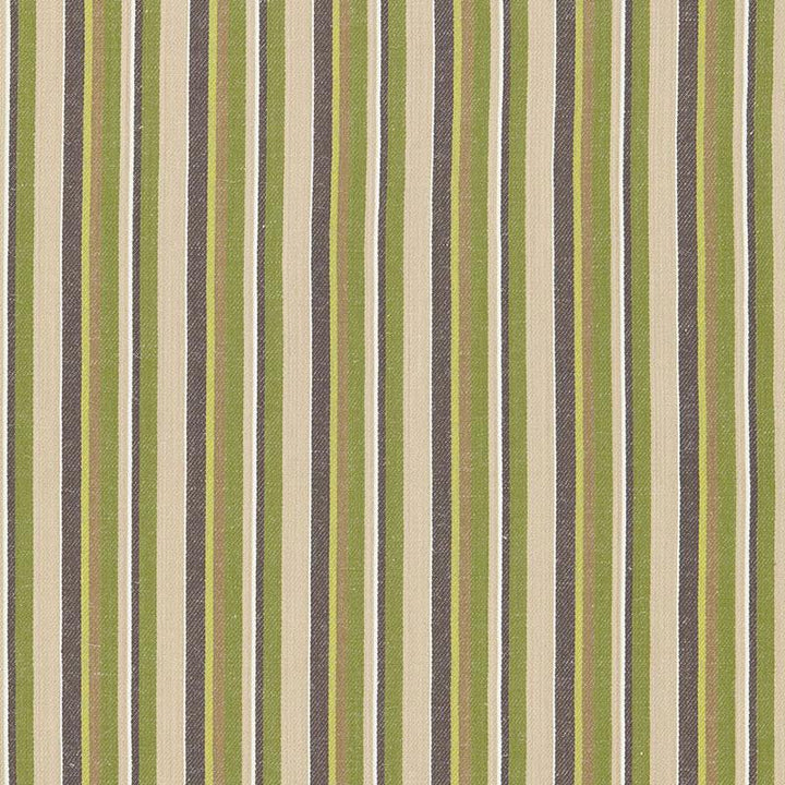 Kiawah Stripe Vert 66031 by Schumacher Designer Fabric Sea Island Stripe 4.12" - Swanky Fabrics -