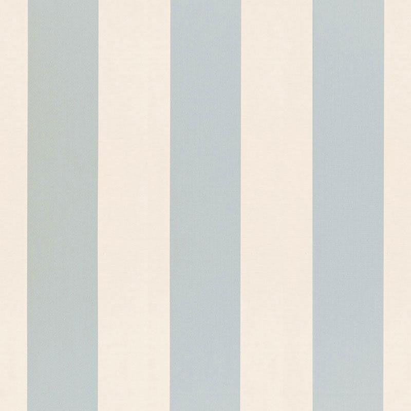 Beaufort Awning Stripe Ciel 66041 by Schumacher Designer Fabric Sea Island Stripe 8.75" - Swanky Fabrics -