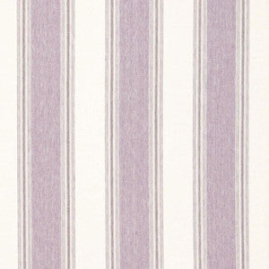 Schumacher Fabric Savannah Linen Stripe Lavender 66083