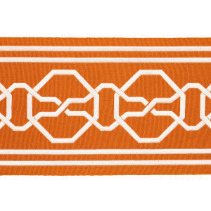Schumacher Trim Malmaison Tape Tangerine 66152
