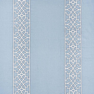Schumacher Fabric Don'T Fret Sky 66184