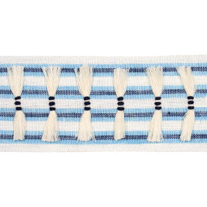 Schumacher Trim Eyelash Fringe Blue 81200