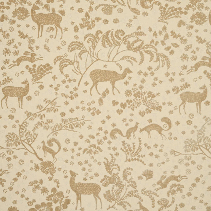 Arbor Forest Champagne 81311 by Schumacher Designer Fabric Velvet & Velvet Trims 26.75" - Swanky Fabrics -