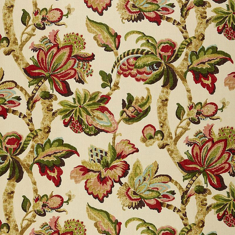 Kemscott Bloom 174440 by Schumacher Designer Fabric Classic Prints 26.0" - Swanky Fabrics -