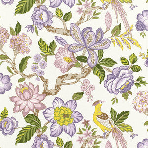 Schumacher Fabric Huntington Gardens Lavender 175563