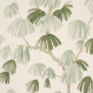 Schumacher Fabric Weeping Pine Sage 180352