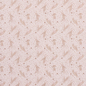 Schumacher Fabric Rabbit High Performance Print Blush 180441