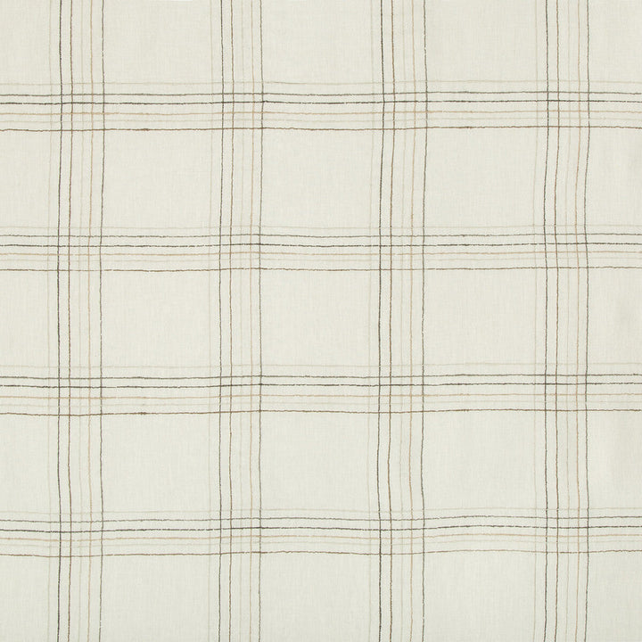 Tied And True Dove by Kravet Design Designer Fabric NATE BERKUS WELL-TRAVELED LINEN - 95%;VISCOSE - 5% India - Horizontal: 17.2 and Vertical: 15 52 - Swanky Fabrics -