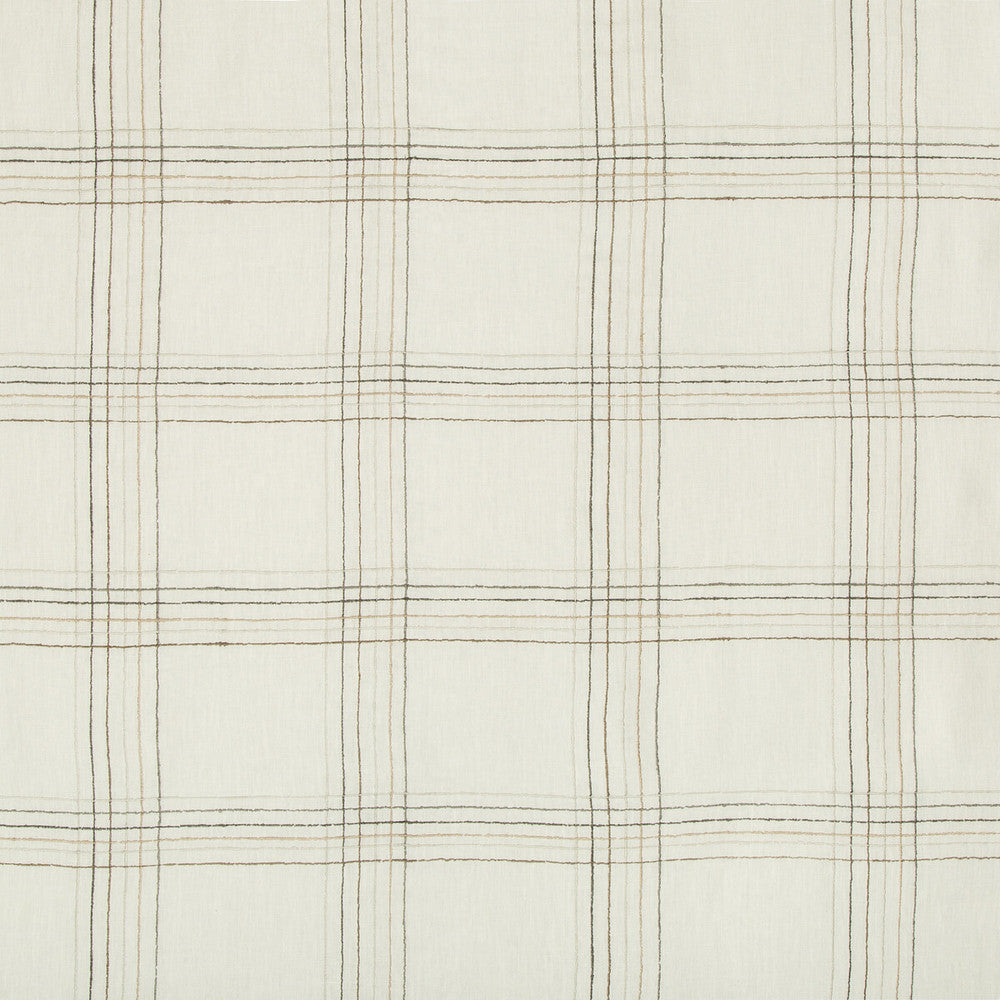 Tied And True Dove by Kravet Design Designer Fabric NATE BERKUS WELL-TRAVELED LINEN - 95%;VISCOSE - 5% India Horizontal: 17.2 and Vertical: 15 52 - Swanky Fabrics -