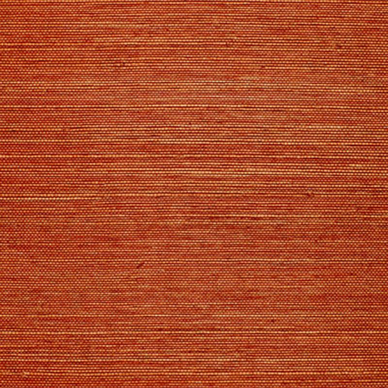 Ningbo Sisal Russet 524314 by Schumacher Designer Wallpaper Quiet Beauty - Swanky Fabrics -