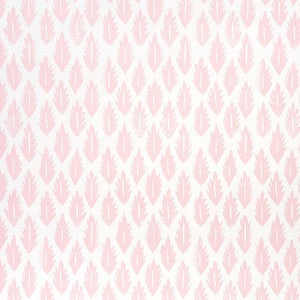 Schumacher Wallpaper Leaf Pink 5011151