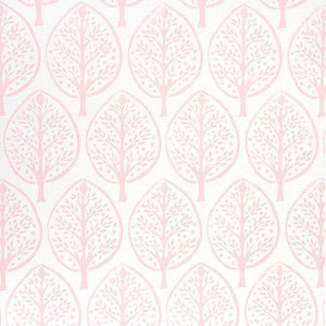 Schumacher Wallpaper Tree Pink 5011181