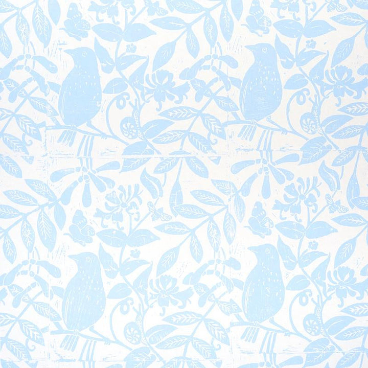 Bird & Bee Sky 5011190 by Schumacher Designer Wallpaper Molly Mahon 20.5" - Swanky Fabrics -
