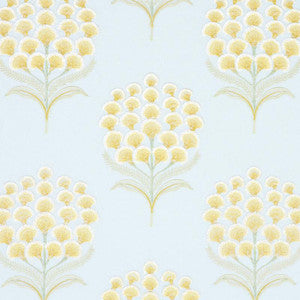 Schumacher Fabric Aurelia Embroidery Sky 78811