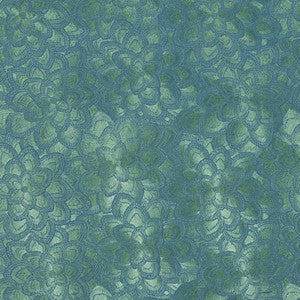 Schumacher Fabric Lotus Embroidery Jade 78342