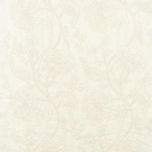 Schumacher Fabric Full Bloom Embroidery Cream 70811