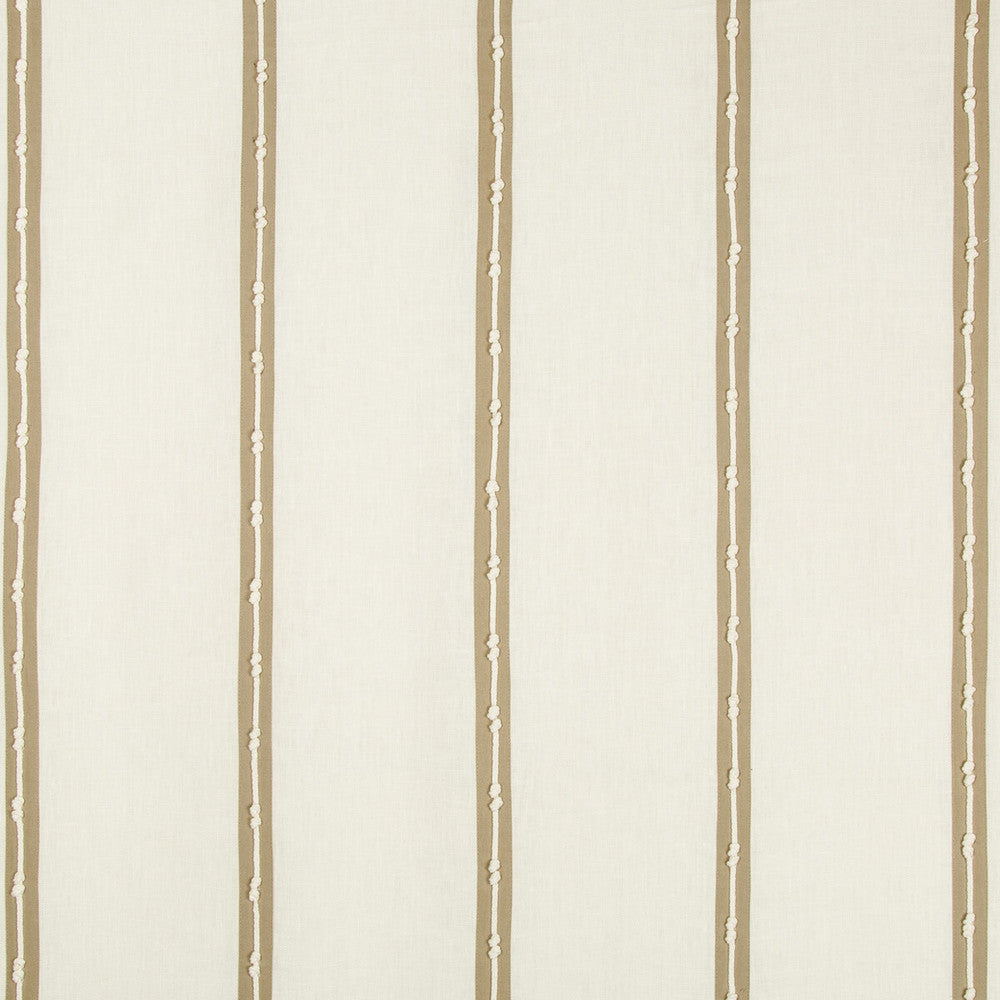 Knots Speed Ivory by Kravet Design Designer Fabric BARCLAY BUTERA SAGAMORE LINEN - 90%;COTTON - 10% India LIGHT Horizontal: 7 and Vertical: 2.5 44 - Swanky Fabrics -
