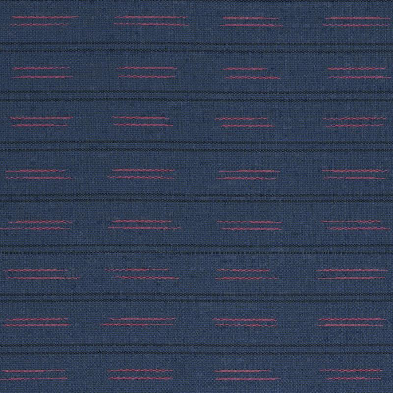 Ainsley Stripe Indoor/Outdoor Navy 78581 by Schumacher Designer Fabric Indoor/Outdoor: Prints & Wovens 14.0" - Swanky Fabrics -