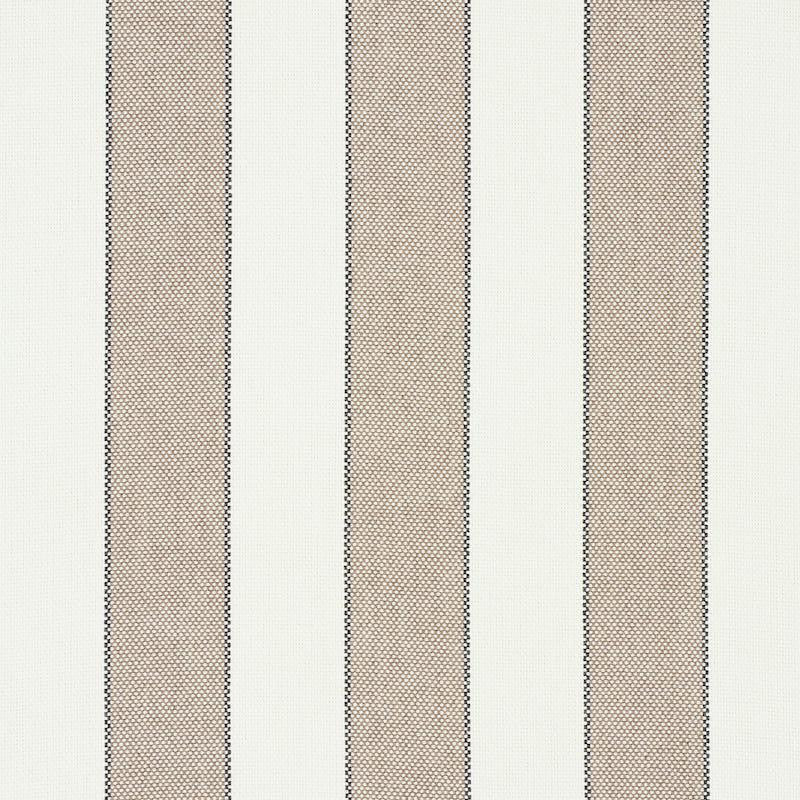 Blumont Stripe Indoor/Outdoor Stone 79051 by Schumacher Designer Fabric Indoor/Outdoor: Prints & Wovens 1.88" - Swanky Fabrics -