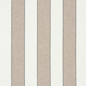 Schumacher Fabric Blumont Stripe Indoor/Outdoor Stone 79051