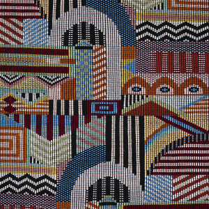 Schumacher Fabric Palomar Hand Woven Brocade Multi 79290