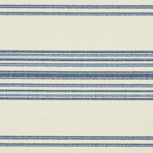 Schumacher Fabric Solana Stripe Indoor/Outdoor Navy 79330