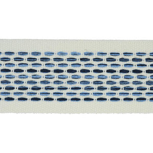 Schumacher Trim Portola Tape Indoor/Outdoor Blue 79421