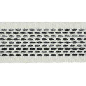 Schumacher Trim Portola Tape Indoor/Outdoor Charcoal 79422