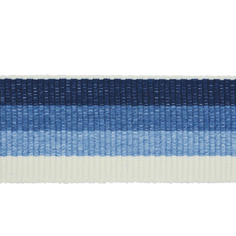 Ombre Tape Indoor/Outdoor Blue 79430 by Schumacher Designer Trim Indoor/Outdoor: Prints & Wovens - Swanky Fabrics -