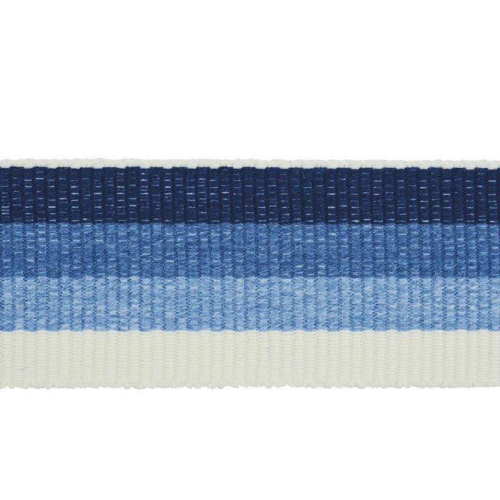 Ombre Tape Indoor/Outdoor Blue 79430 by Schumacher Designer Trim Indoor/Outdoor: Prints & Wovens - Swanky Fabrics -