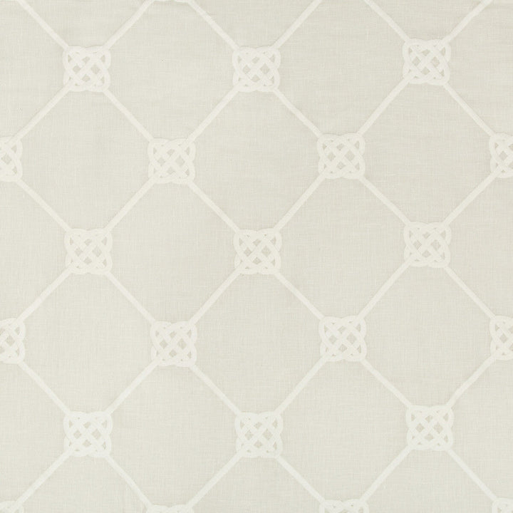 Knot Sheer Ivory by Kravet Basics Designer Fabric BERMUDA LINEN - 65%;COTTON - 35% India Horizontal: 8.5 and Vertical: 9.5 51.5 - Swanky Fabrics -