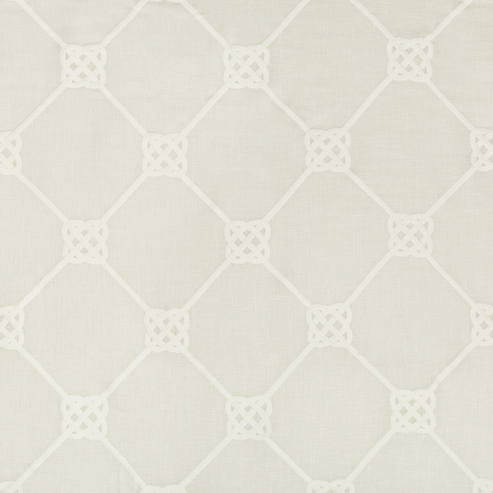 Knot Sheer Ivory by Kravet Basics Designer Fabric BERMUDA LINEN - 65%;COTTON - 35% India - Horizontal: 8.5 and Vertical: 9.5 51.5 - Swanky Fabrics -