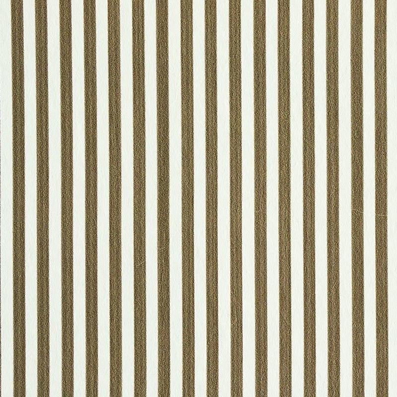 Edwin Stripe Narrow Mushroom 5011879 by Schumacher Designer Wallpaper Stripe Wallcovering Collection - Swanky Fabrics -