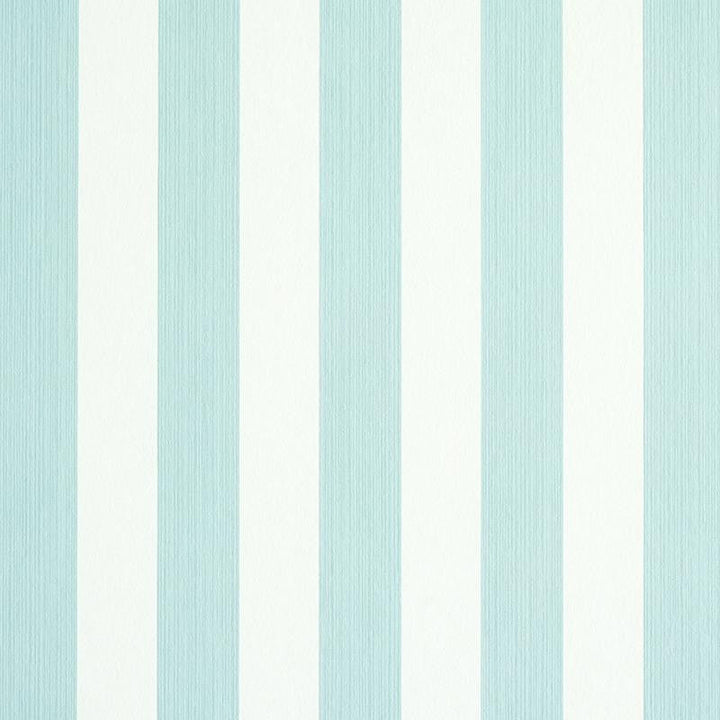 Edwin Stripe Medium Mineral 5011882 by Schumacher Designer Wallpaper Stripe Wallcovering Collection 2.44" - Swanky Fabrics -