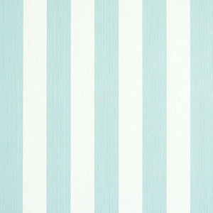 Schumacher Wallpaper Edwin Stripe Medium Mineral 5011882